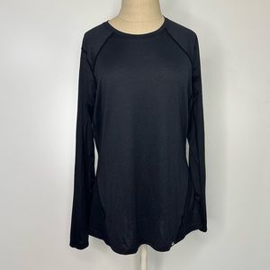 Rei co op long sleeve black top large